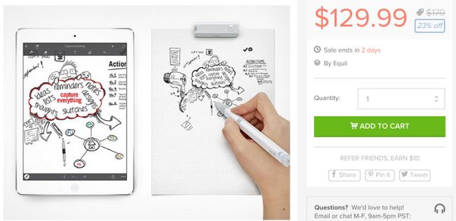 Fotografía - [Offre Alerte] Equil stylo 2, qui convertit vos notes manuscrites en copies numériques modifiable, actuellement $ 129,99 (De 169,99 $) Sur StackSocial [Mise à jour]